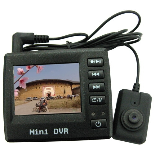 2 Inch LCD Spy Button Color Pinhole Camera with DVR - Click Image to Close